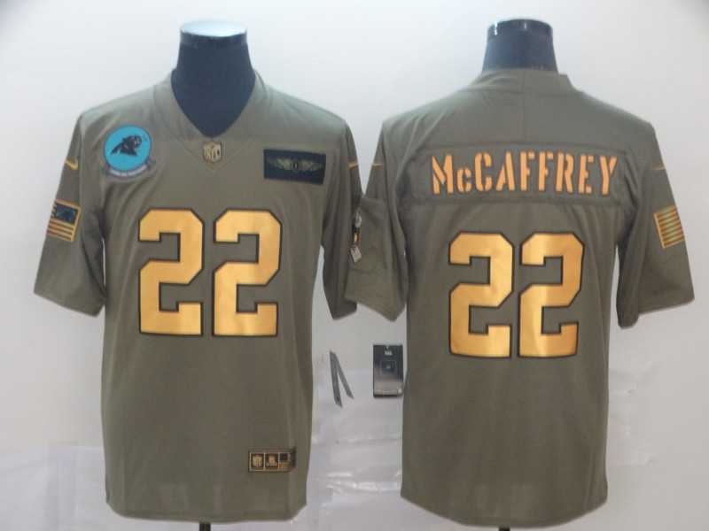 Nike Panthers 22 Christian McCaffrey 2019 Olive Gold Salute To Service Limited Jersey,We sell and wholesale Nike Panthers 22 Christian McCaffrey 2019 Olive Gold Salute To Service Limited Jersey on line form chian!